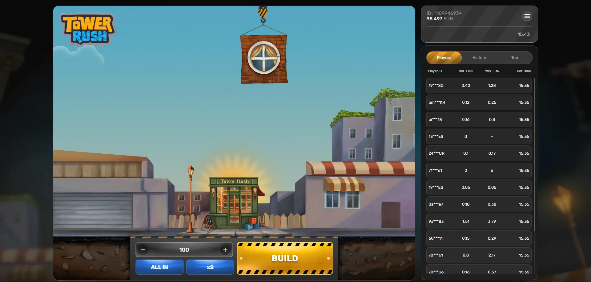 Gérer sa mise sur Tower Rush – budget de session et limites de mise